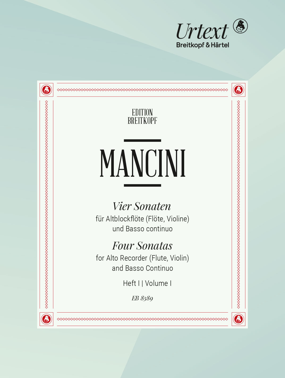 Mancini: 4 Sonatas - Volume 1 (Nos. 3 & 4)