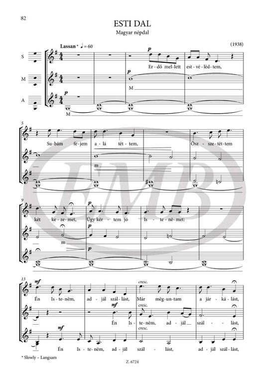 Kodály: Choral Works for Children's and Female Voices