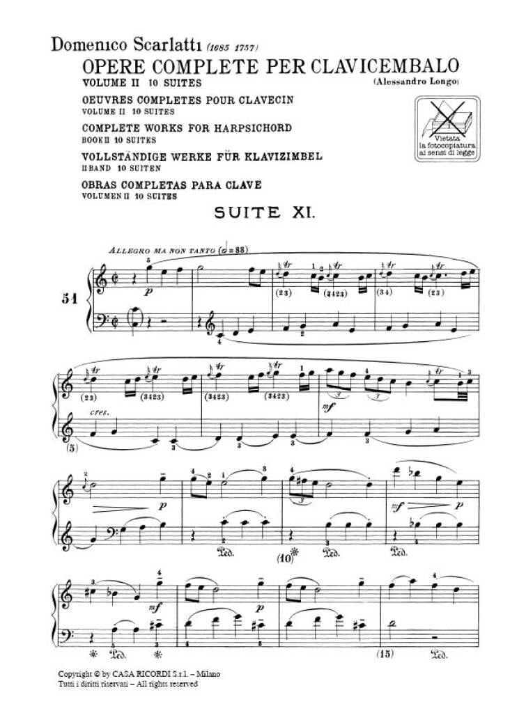 Scarlatti: Keyboard Sonatas - Volume 2 (L. 51-100)