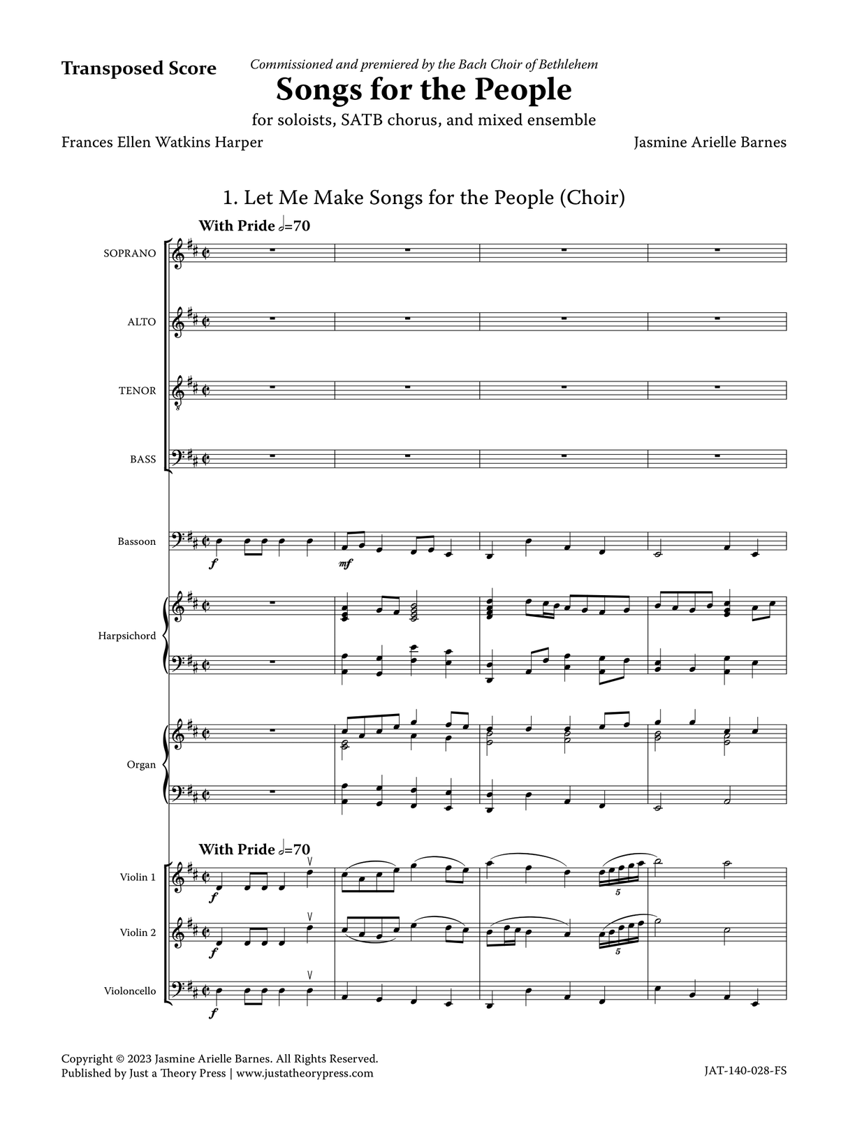 Barnes: Songs for The People