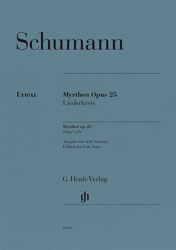 Schumann: Myrthen, Op. 25