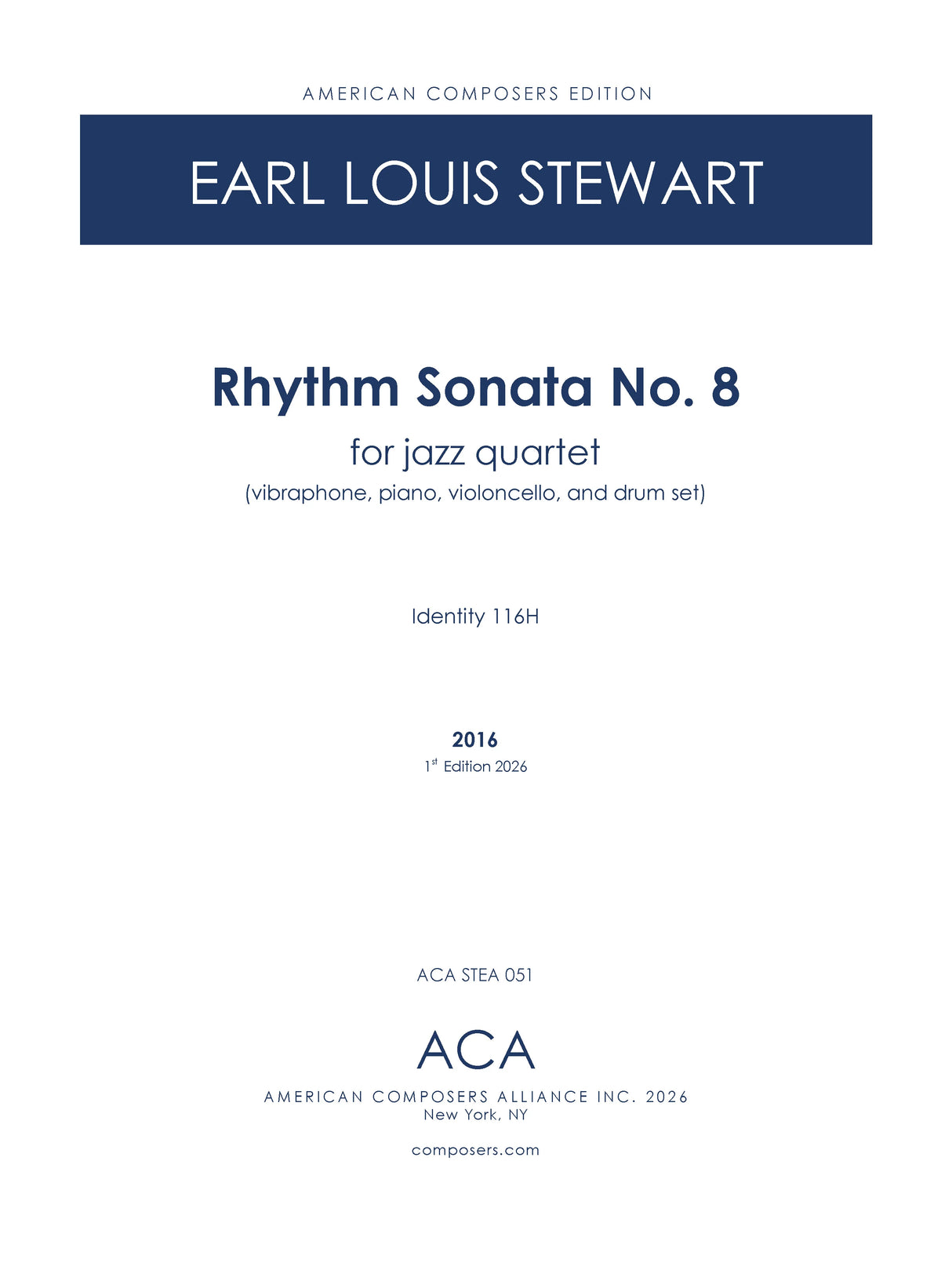 Stewart: Rhythm Sonata No. 8