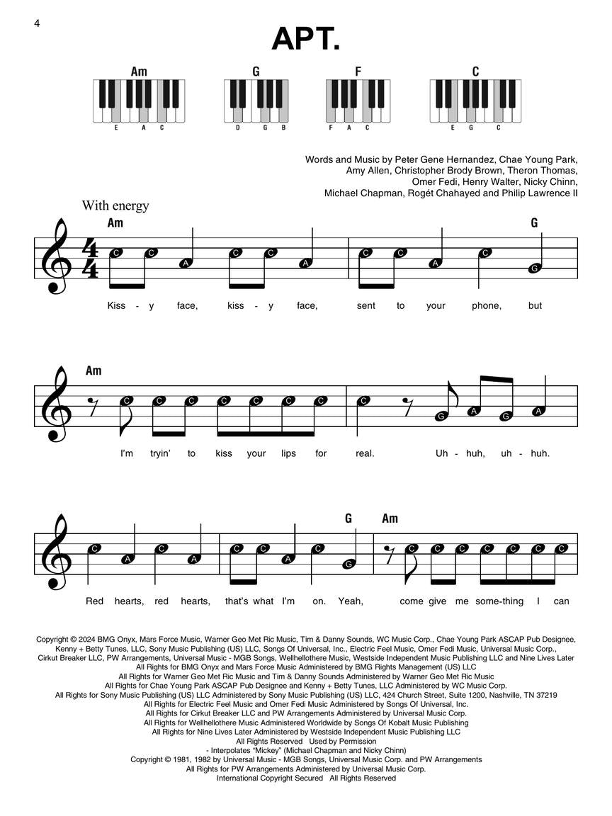 Bruno Mars – Super Easy Songbook