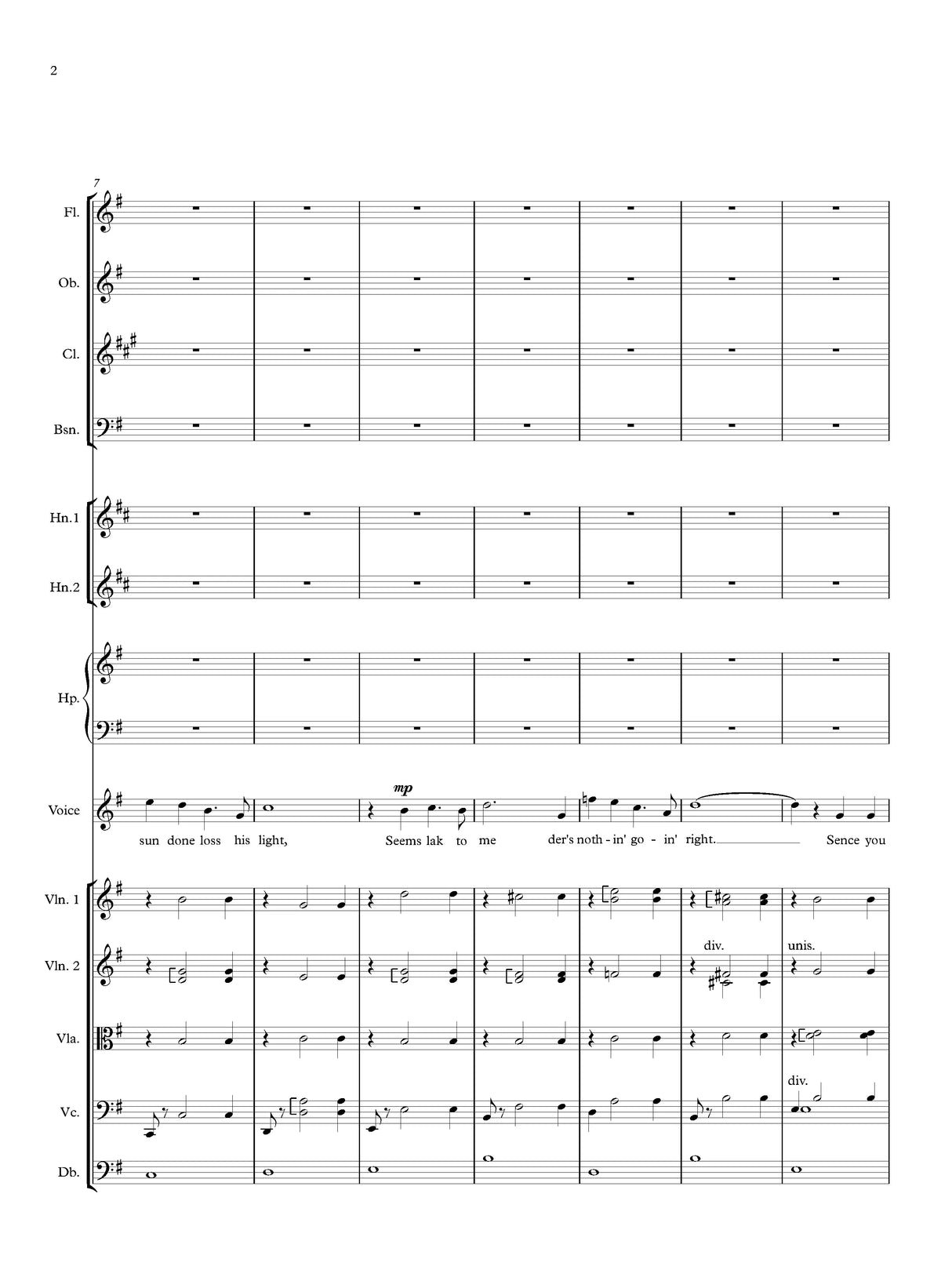 H.L. Adams: Sence You Went Away from Nightsongs