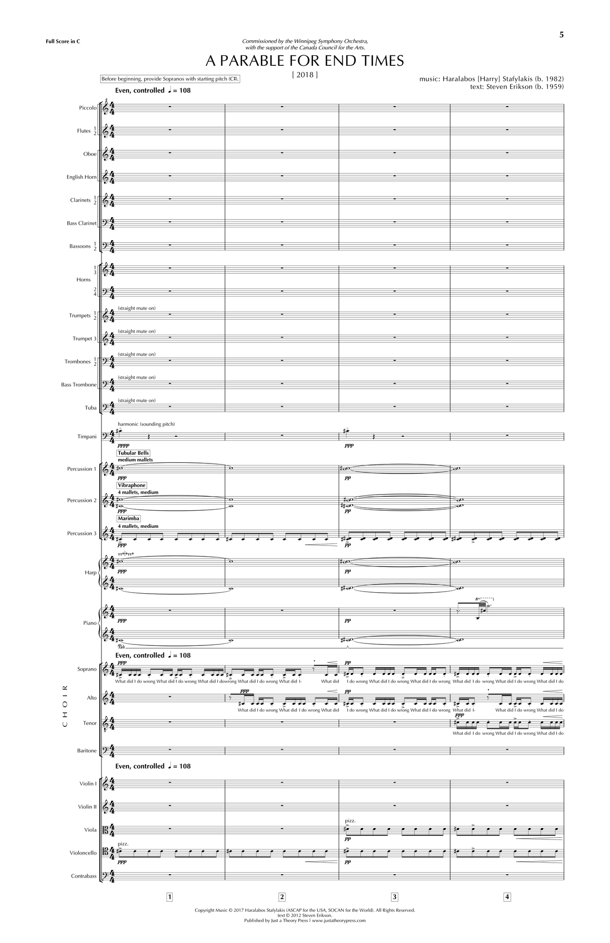 Stafylakis: A Parable for End Times