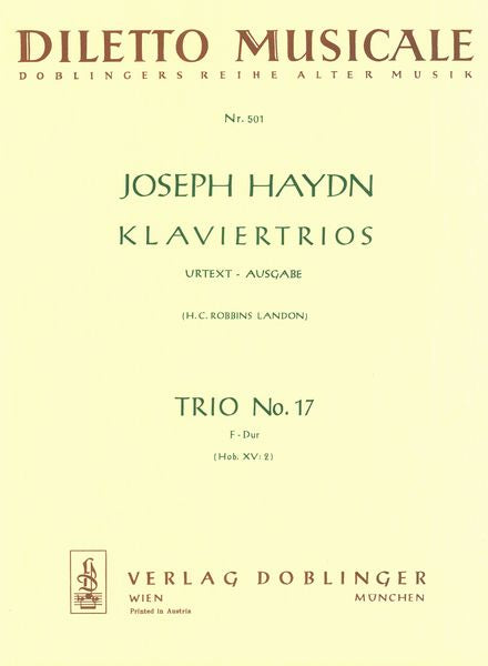 Haydn: Piano Trio No. 17 in F Major, Hob. XV:2