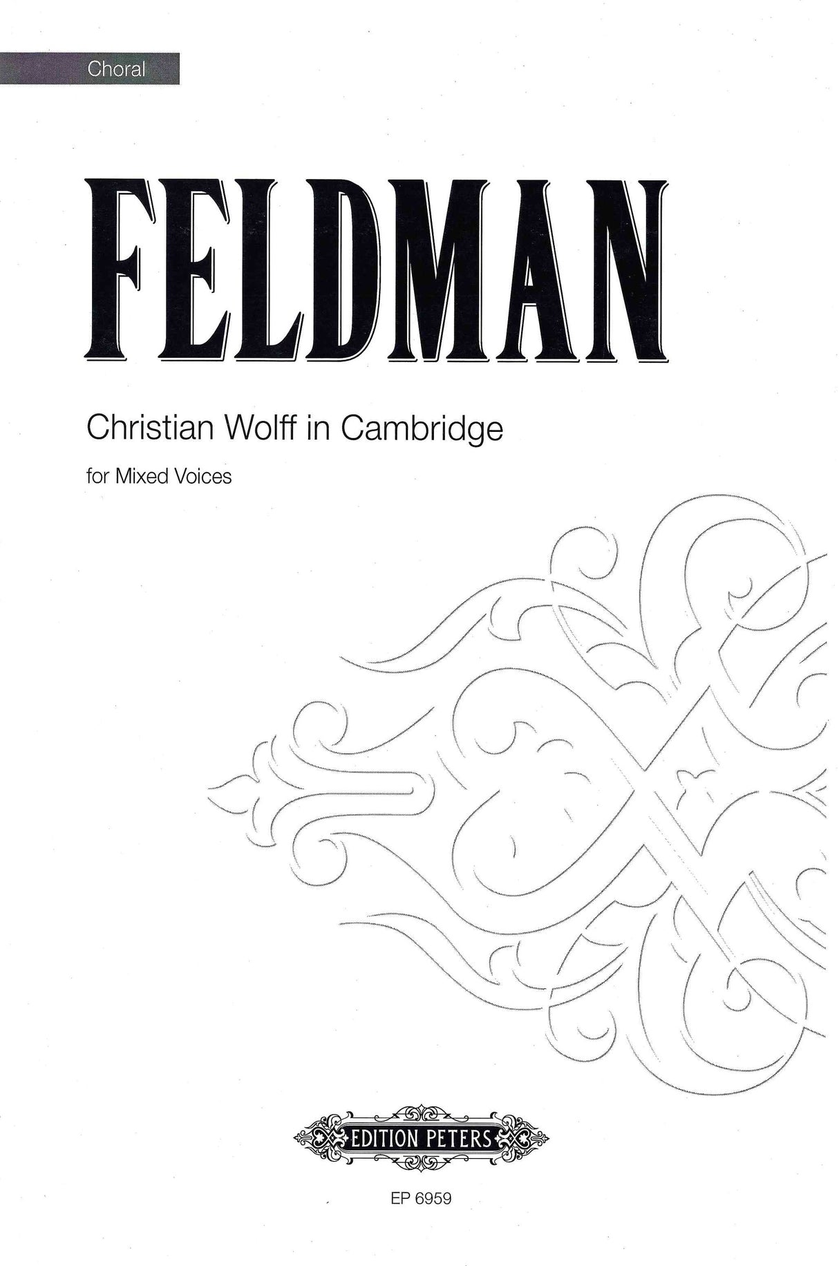 Feldman: Christian Wolff in Cambridge