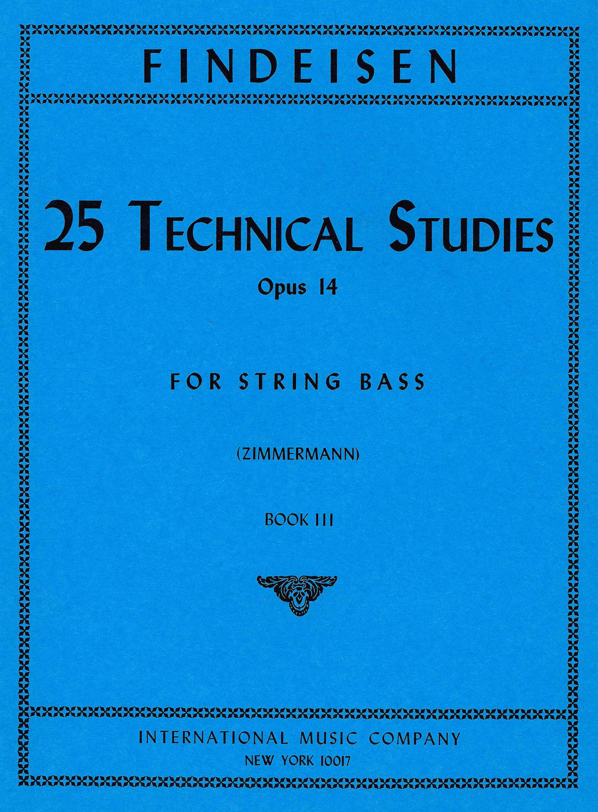 Findeisen: 25 Technical Studies, Op. 14 - Volume 3 (Nos. 15-20)