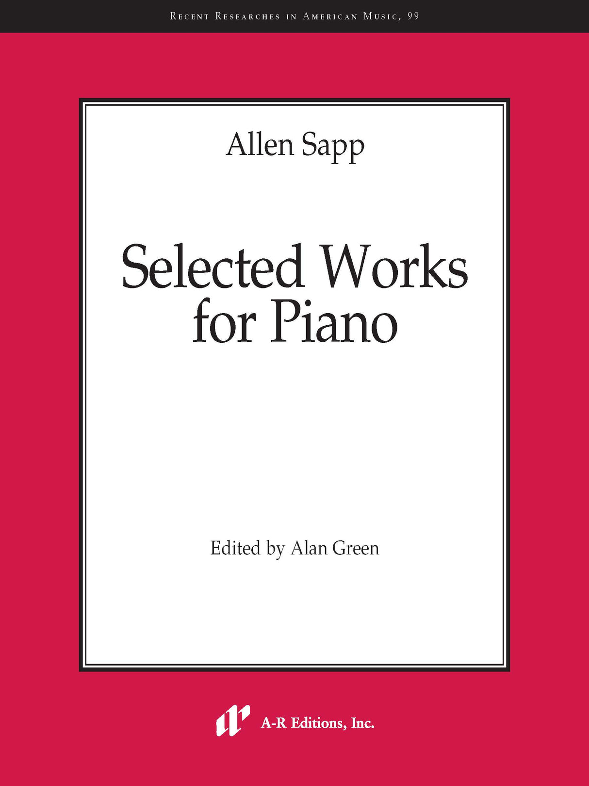 Sapp: Selected Works for Piano