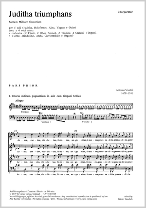 Vivaldi: Juditha triumphans, RV 644
