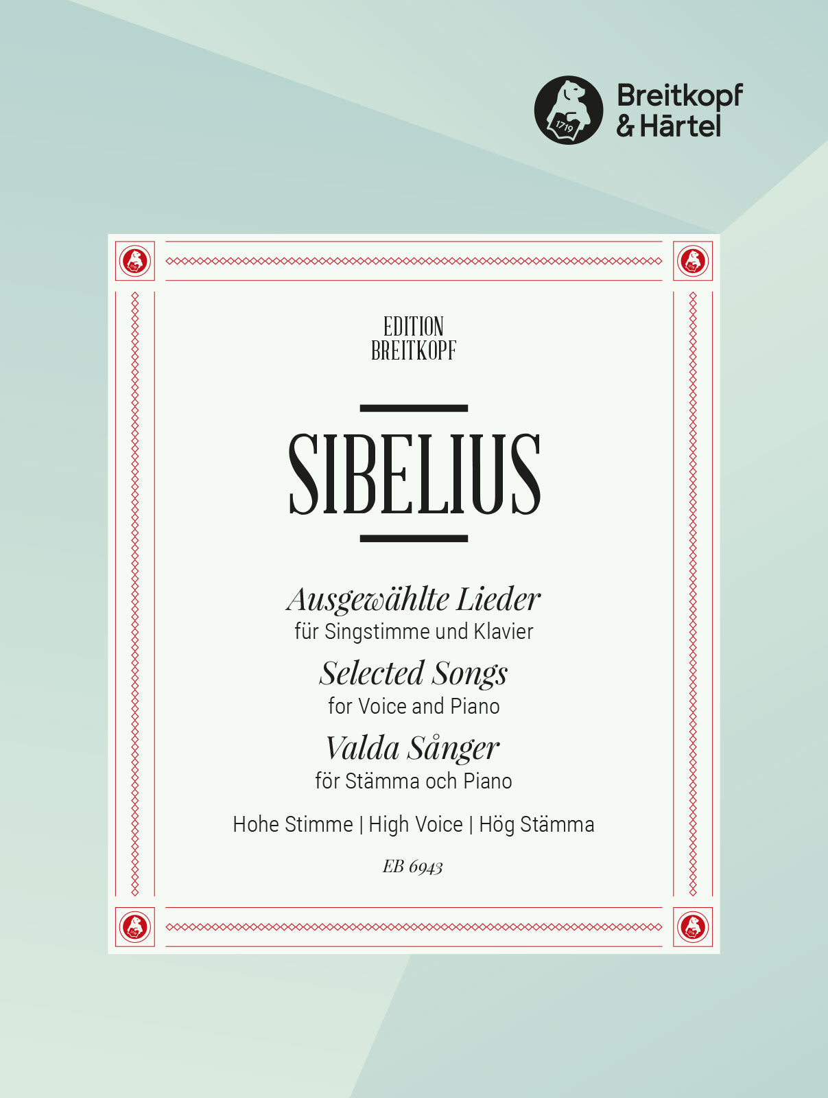Sibelius: 15 Selected Songs – Ficks Music