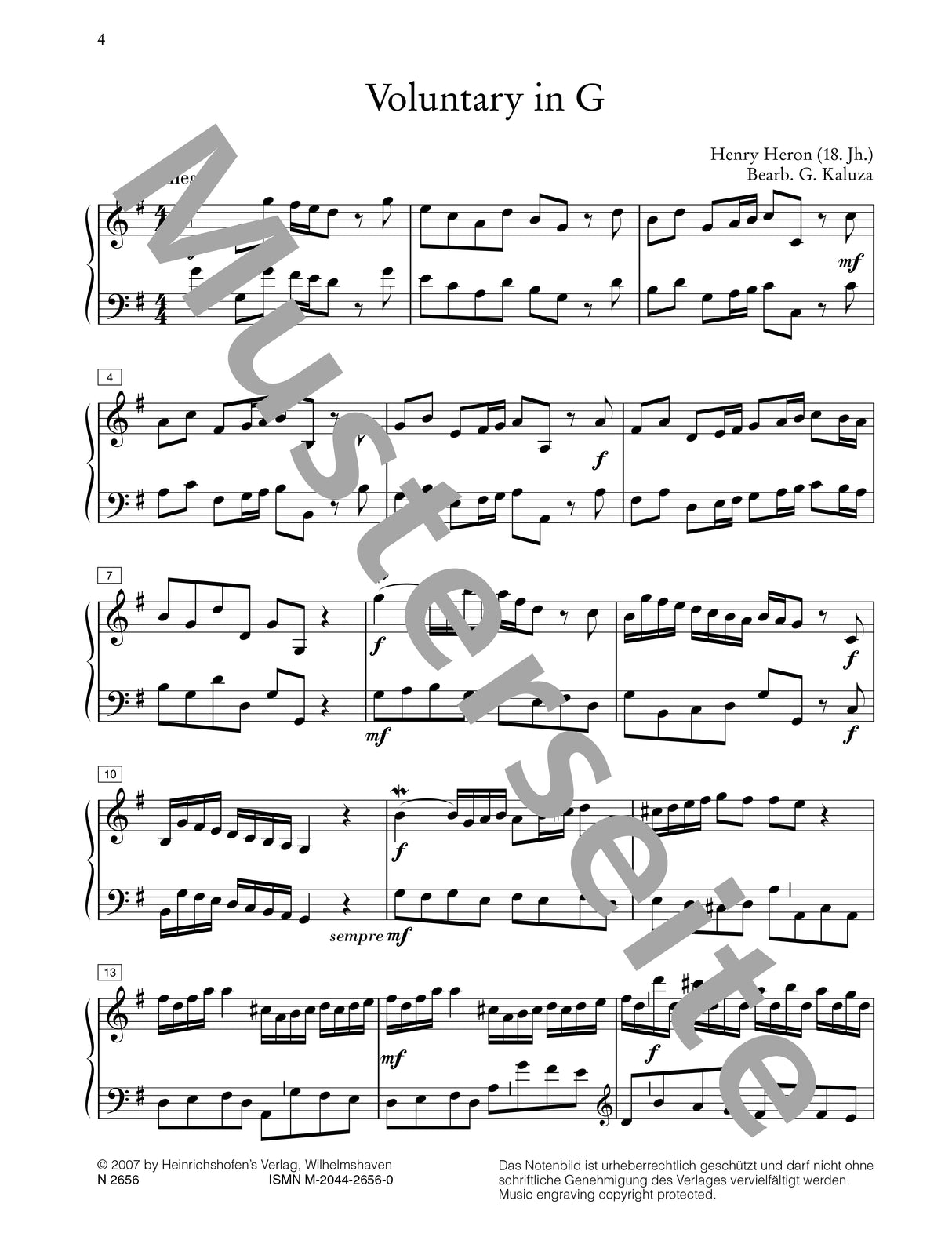 Old English Organ Music