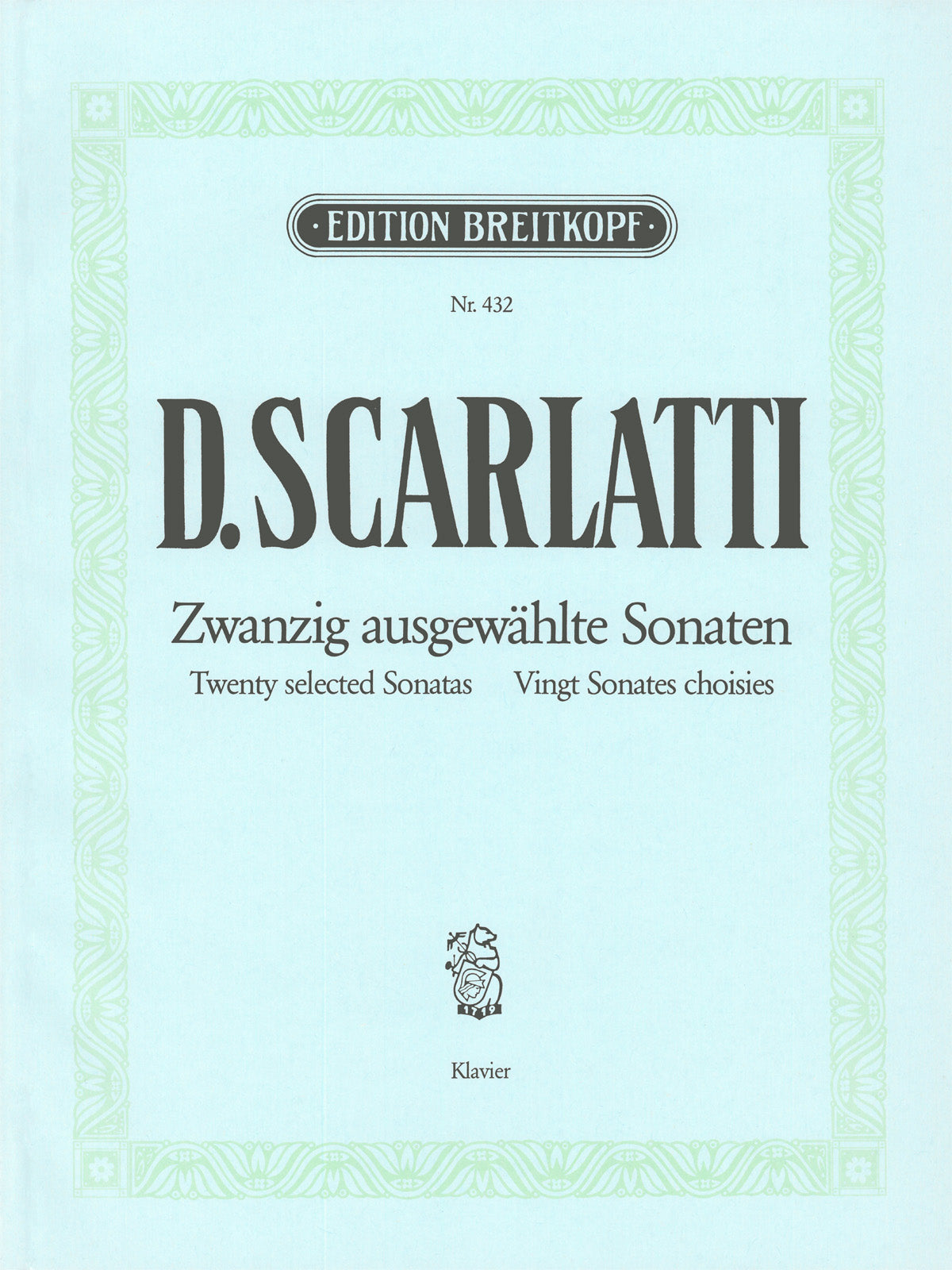 Scarlatti: 20 Selected Sonatas – Ficks Music