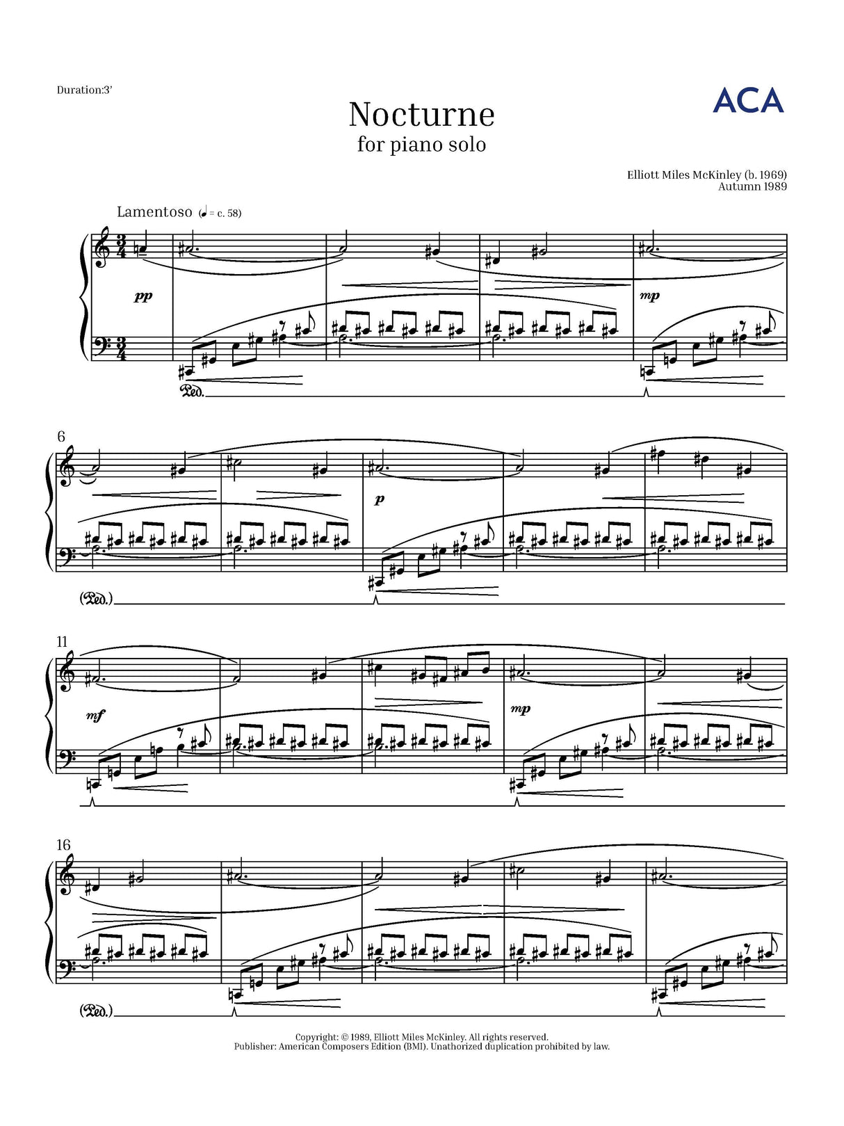 E.M. McKinley: Nocturne