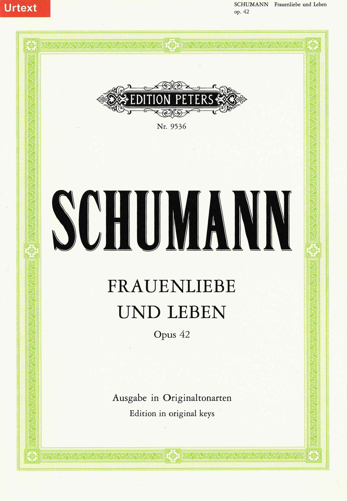Schumann: Frauenliebe and Leben, Op. 42