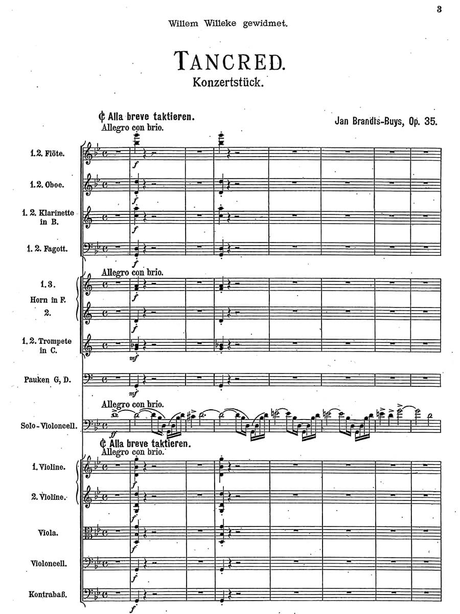 Brandts-Buys: Tancred, Op. 35
