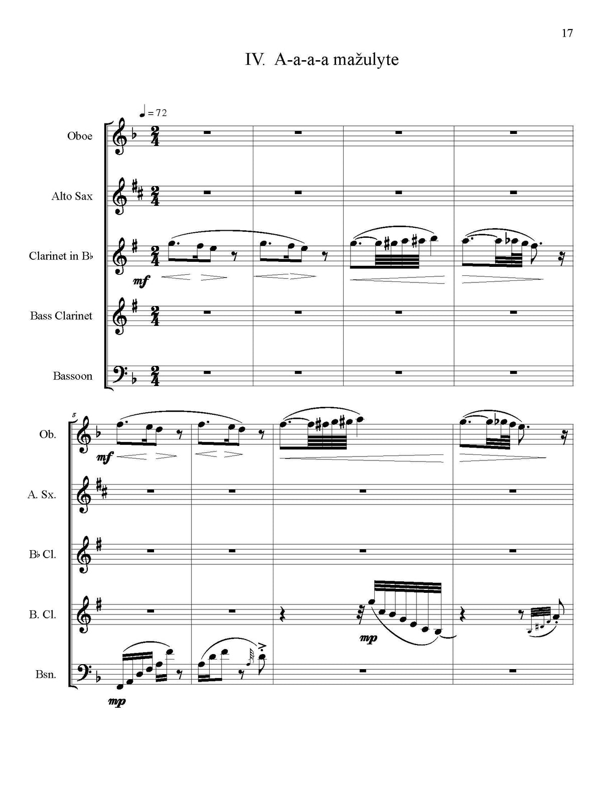 Davidson: 5 Lithuanian Melodies