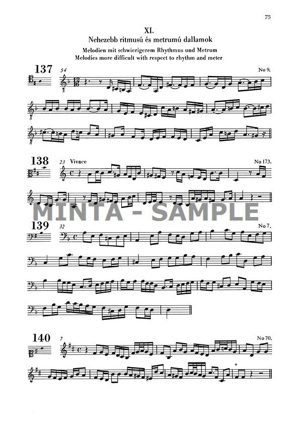 Solfege Collection: Bach Examples - Volume 1
