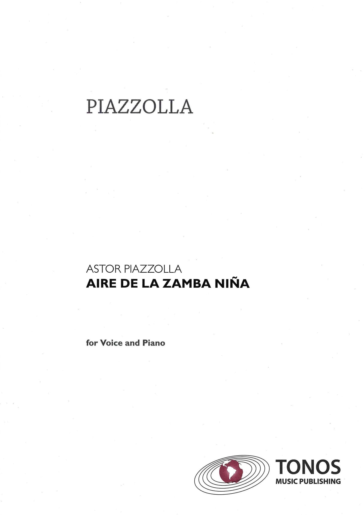 Piazzolla: Aire de la Zamba Niña