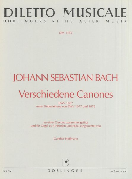 Bach: Verschiedene Canones