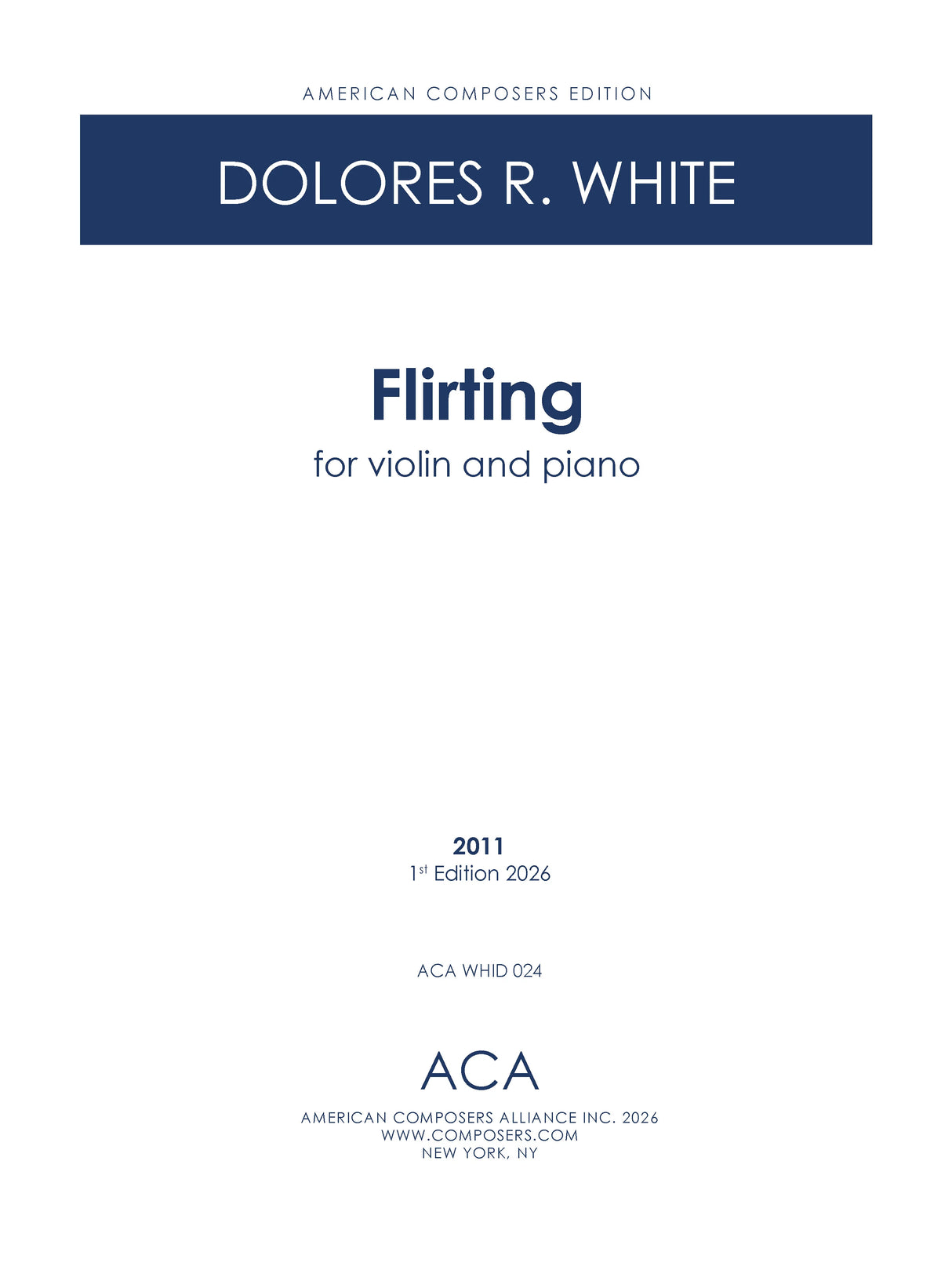 White: Flirting