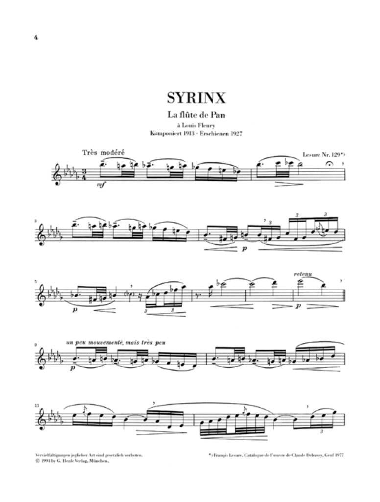 Debussy: Syrinx