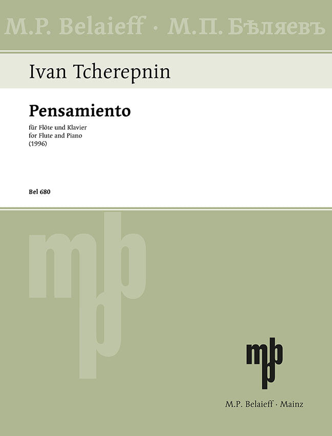 I. Tcherepnin: Pensamiento