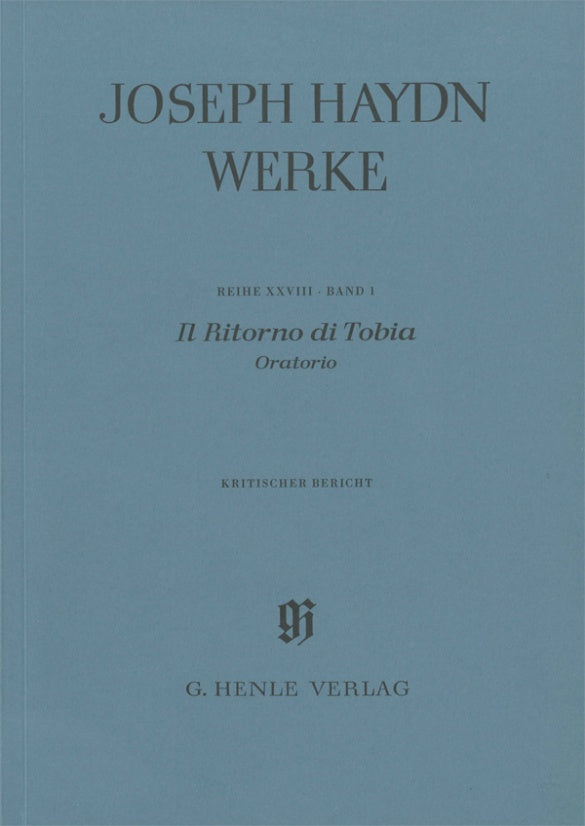 Haydn: Il ritorno di Tobia - Volume 1