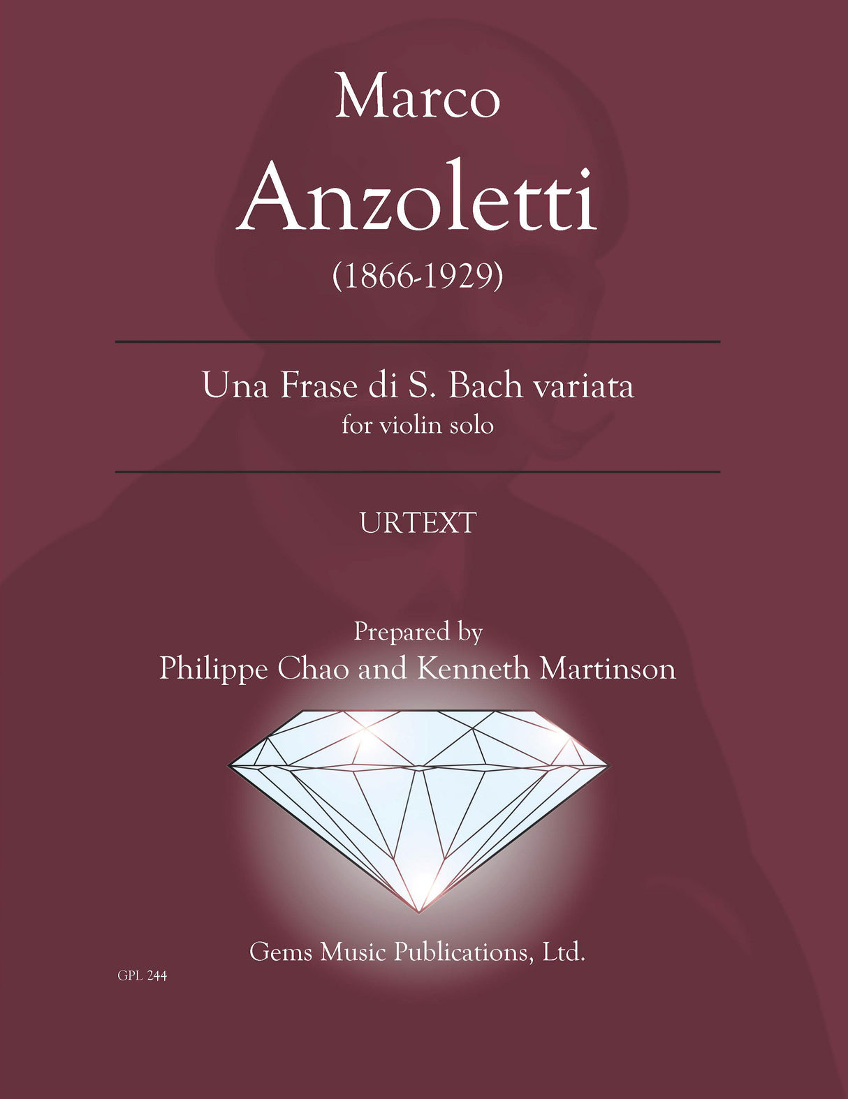 Anzoletti: Una Frase di S. Bach variata