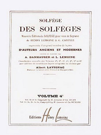 Solfège des Solfèges - Volume 4C