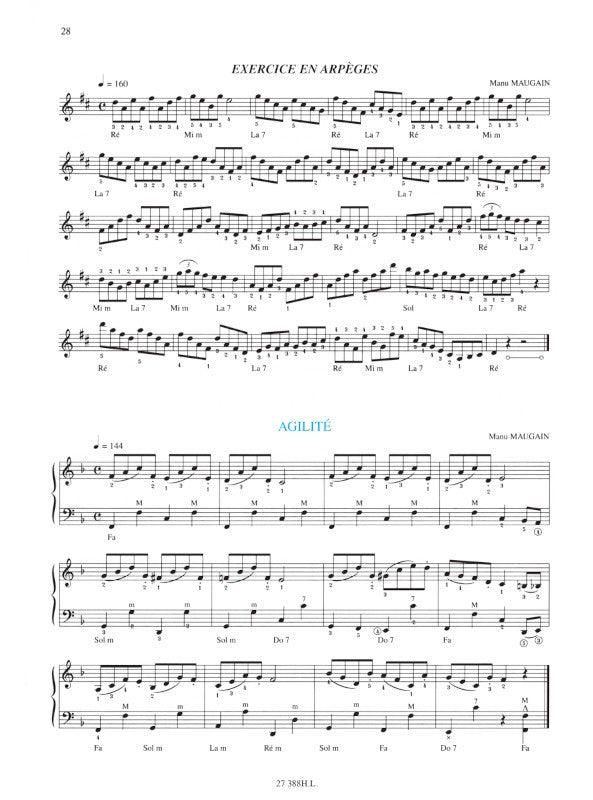 Maugain: Méthode d'accordéon - Volume 3 (Virtuosite)