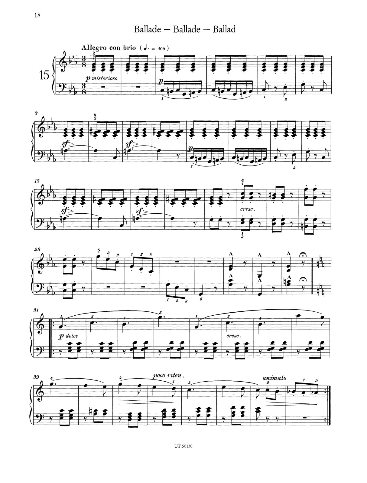 Burgmüller: 25 Etudes, Op. 100