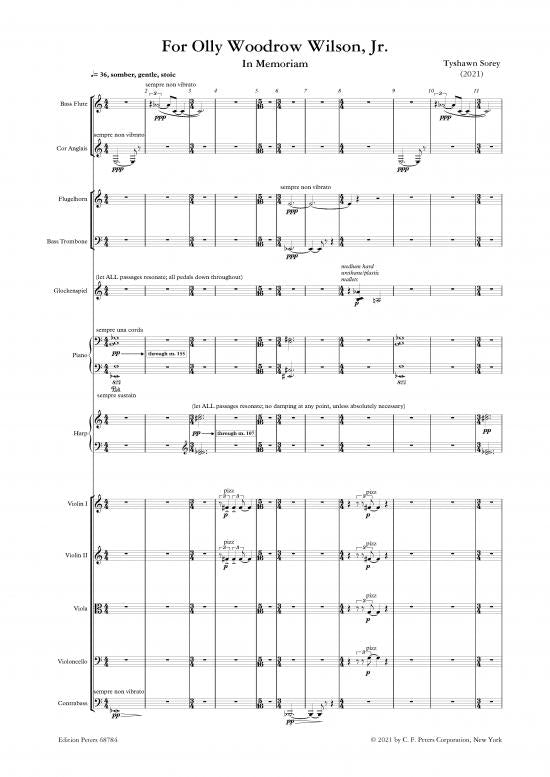 Sorey: For Olly Woodrow Wilson, Jr.