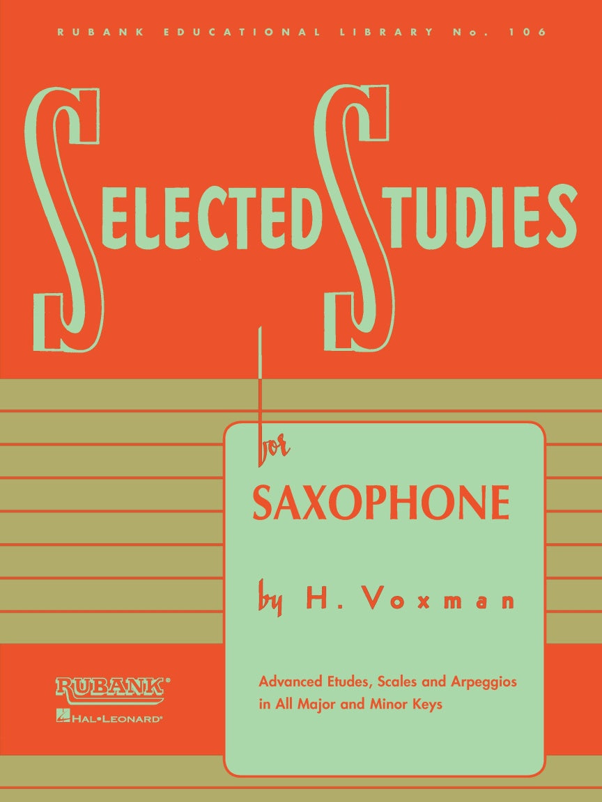 Selected Studies for Saxophone