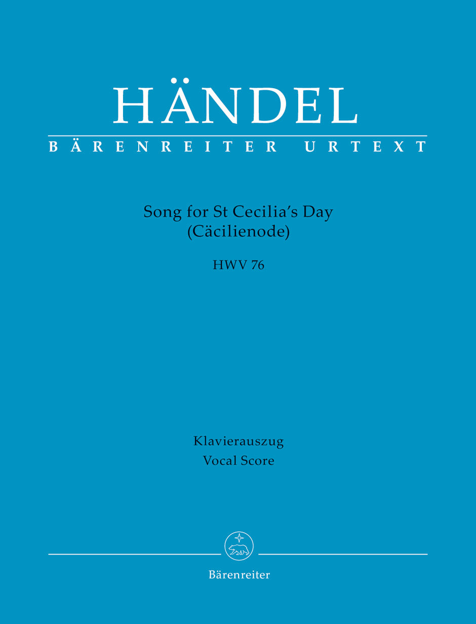 Handel: Ode for St Cecilia's Day, HWV 76 – Ficks Music