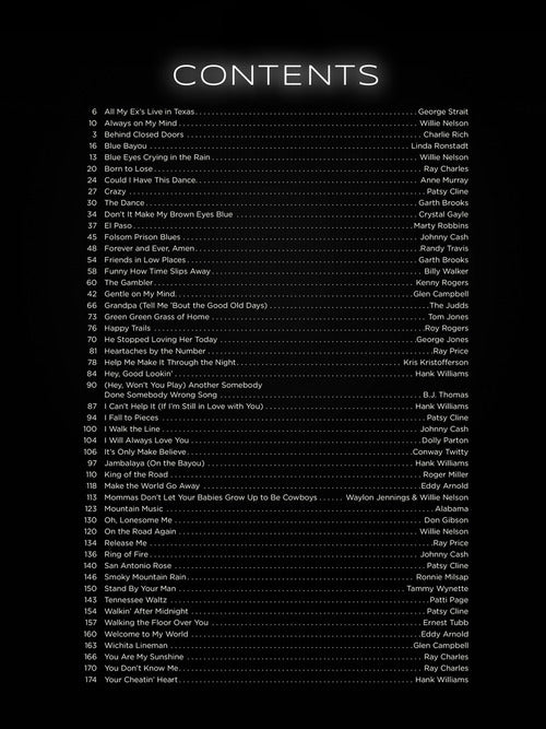 First 50 Country Songs You Should Play on the Piano