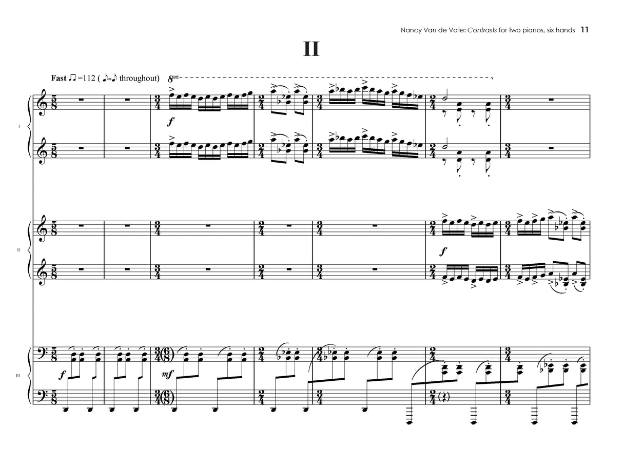 Van de Vate: Contrasts