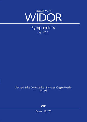 Widor: Symphonie pour orgue No. 5, Op. 42, No. 1