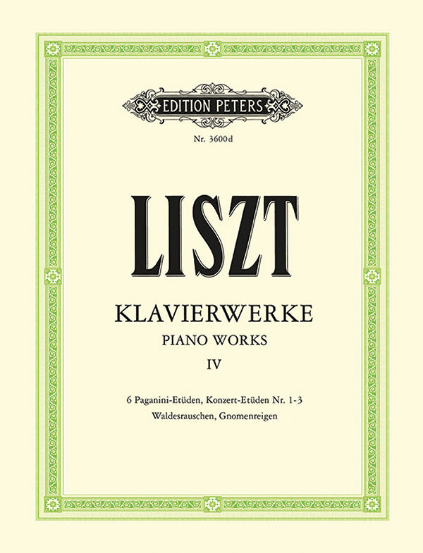 Liszt: Piano Works - Volume 4 (Paganini Etudes & Concert Etudes)