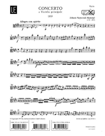 Hummel: Trumpet Concerto in E Major