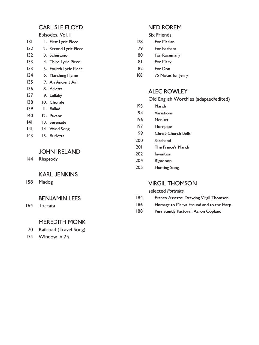 Piano Music by British and American Composers