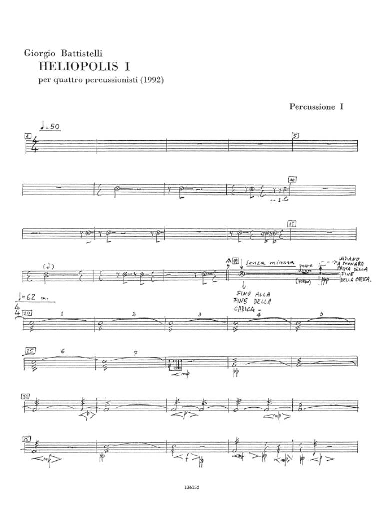 Battistelli: Heliopolis I