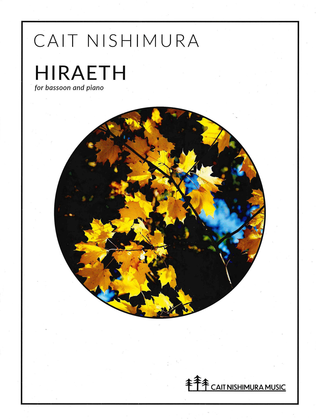 Nishimura: Hiraeth (Version for Bassoon & Piano)