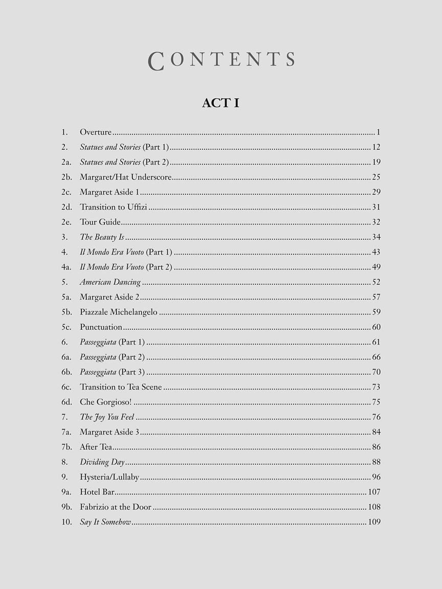 Guettel: The Light in the Piazza