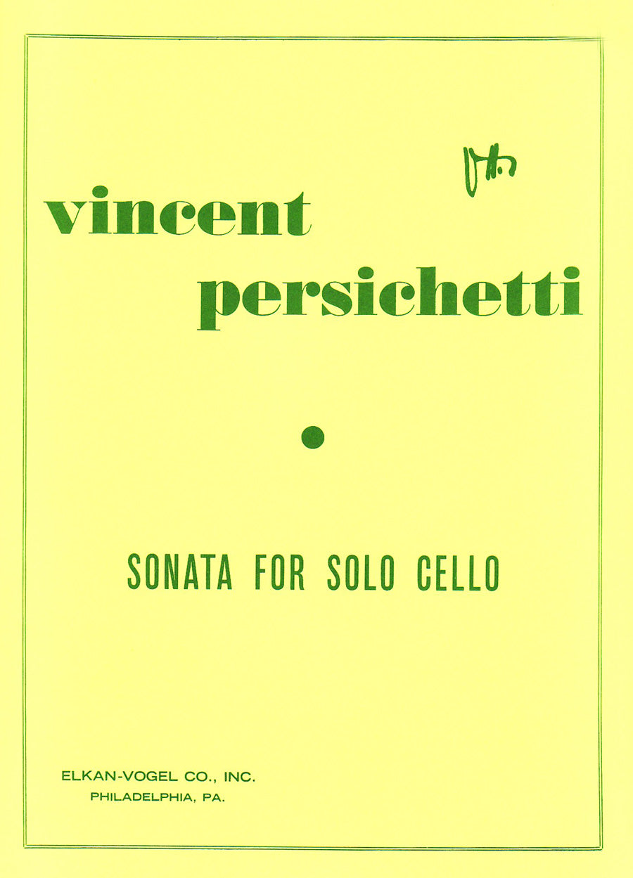 Persichetti: Sonata for Solo Cello, Op. 54