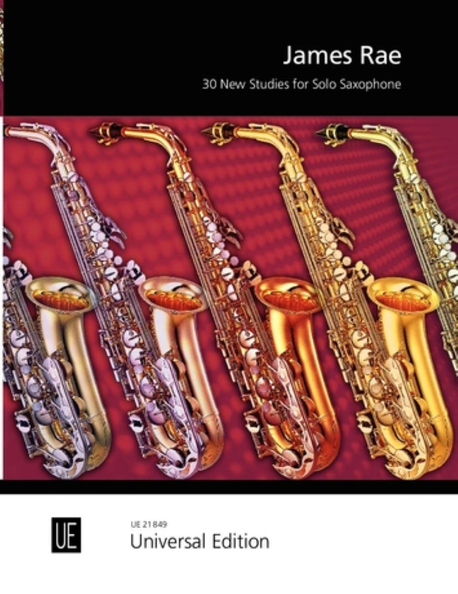 Rae: 30 New Studies for Saxophone