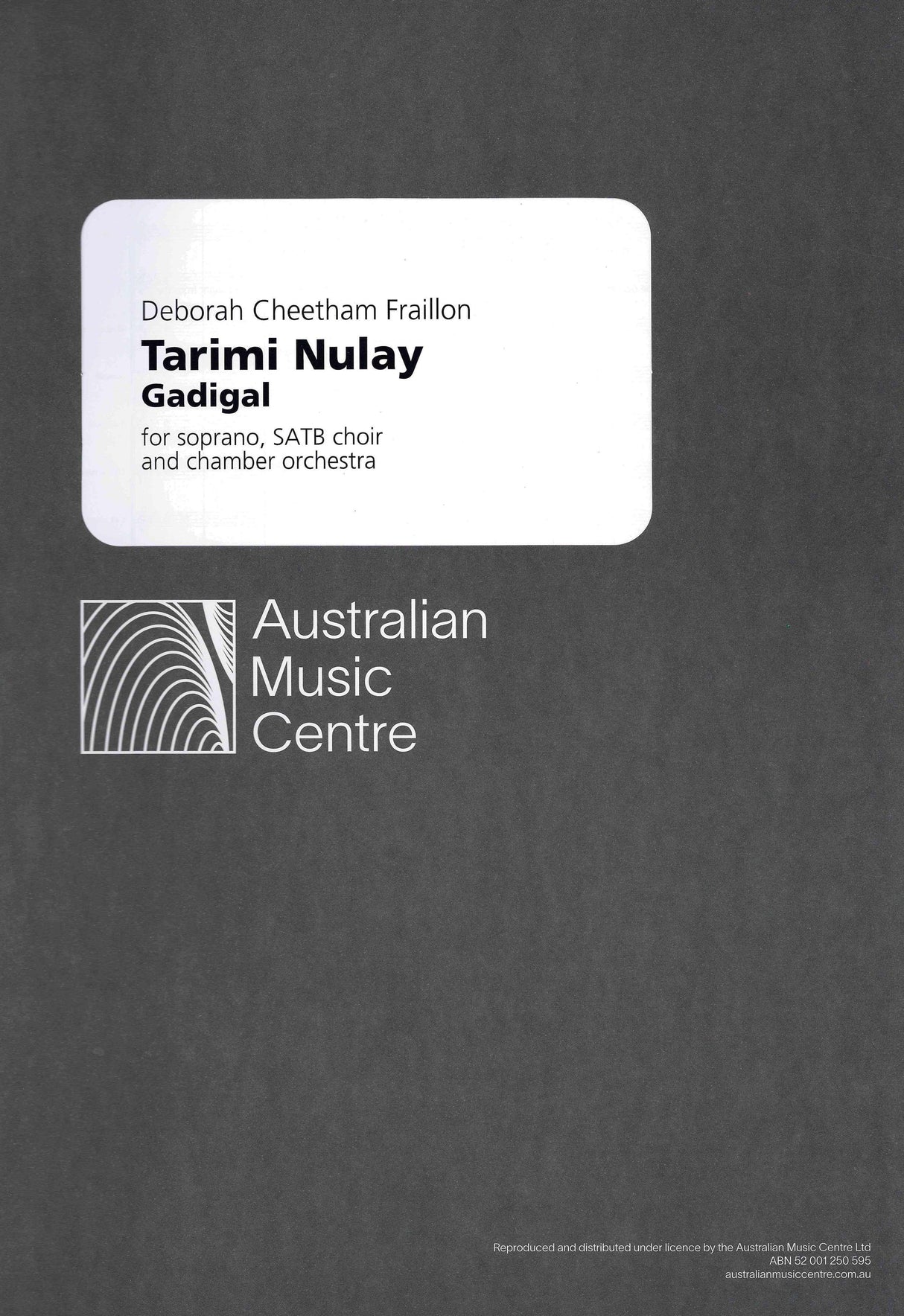 Cheetham Fraillon: Tarimi Nulay