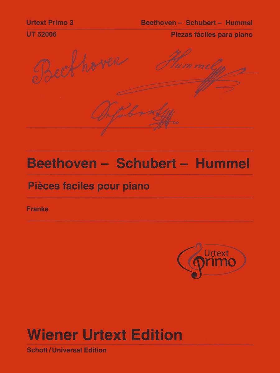 Beethoven-Schubert-Hummel: Easy Piano Pieces with Practice Tips