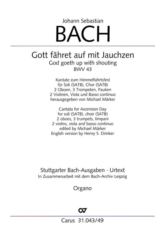 Bach: Gott fähret auf mit Jauchzen, BWV 43