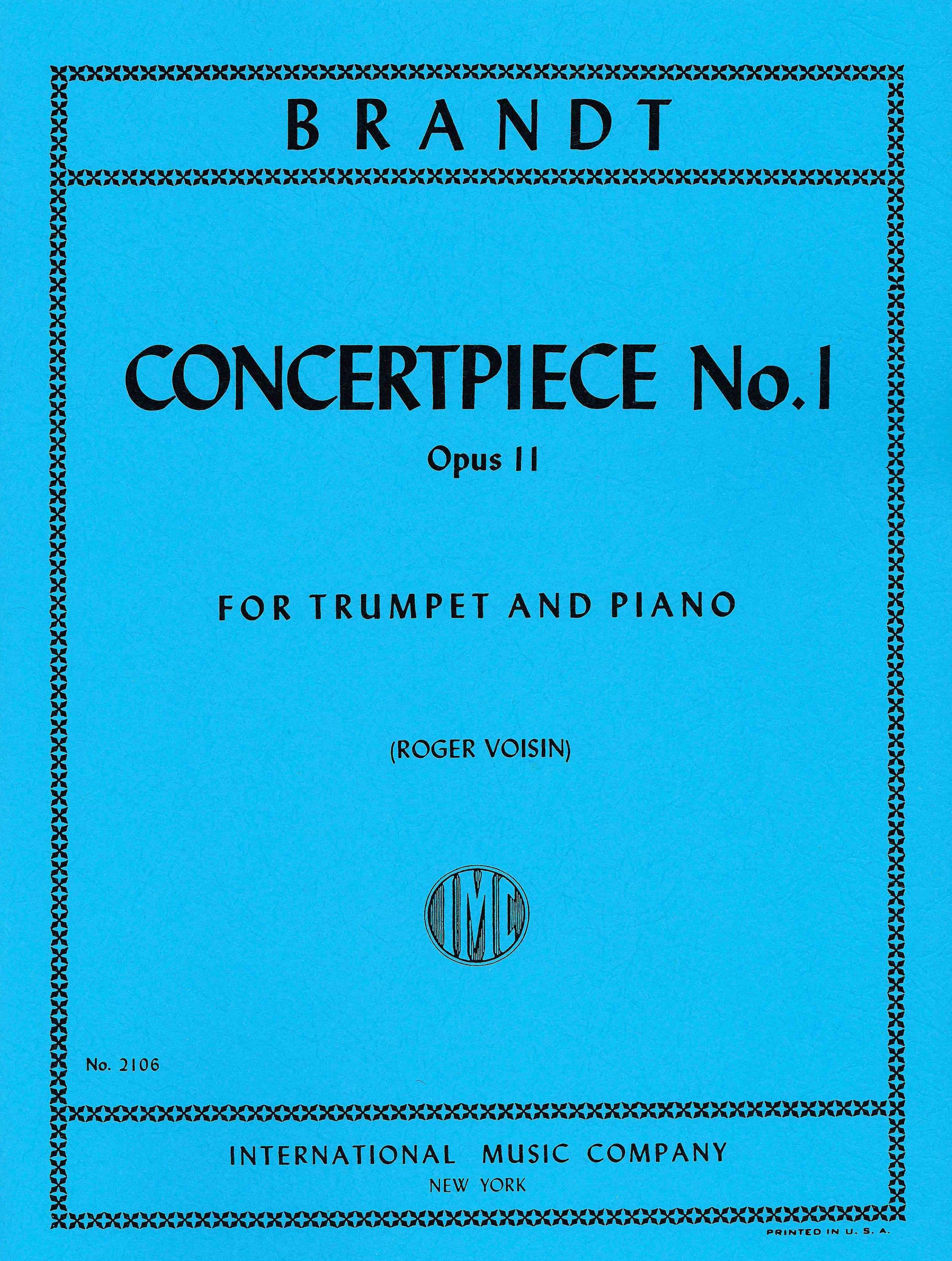 Brandt: Concert Piece No. 1, Op. 11 – Ficks Music